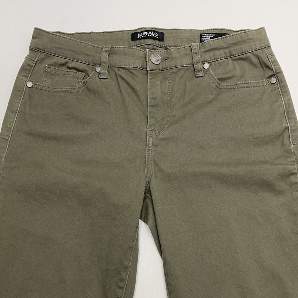 BUFFALO Womens 6 DAILY Green Skinny Stretch Pant